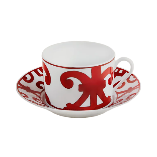 P011015P Hermes Balcon Du Guadalquivir Breakfast Cup and Saucer (Set of 1)