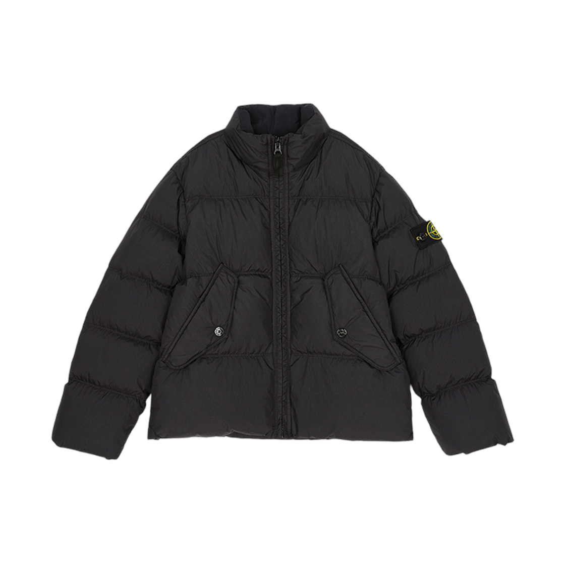 (키즈) 스톤 아일랜드 패딩 블랙 - 25FW((Kids) Stone Island Padding Jumper Black - 25FW)