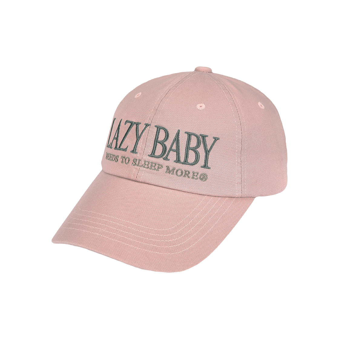 8809908759605 LAZYZ Lazy Baby Vintage Washing Solid Ball Cap - Indipink