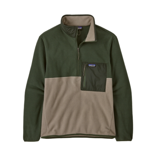 26200 Patagonia Microdini Half Zip Fleece Pullover Seabird Grey