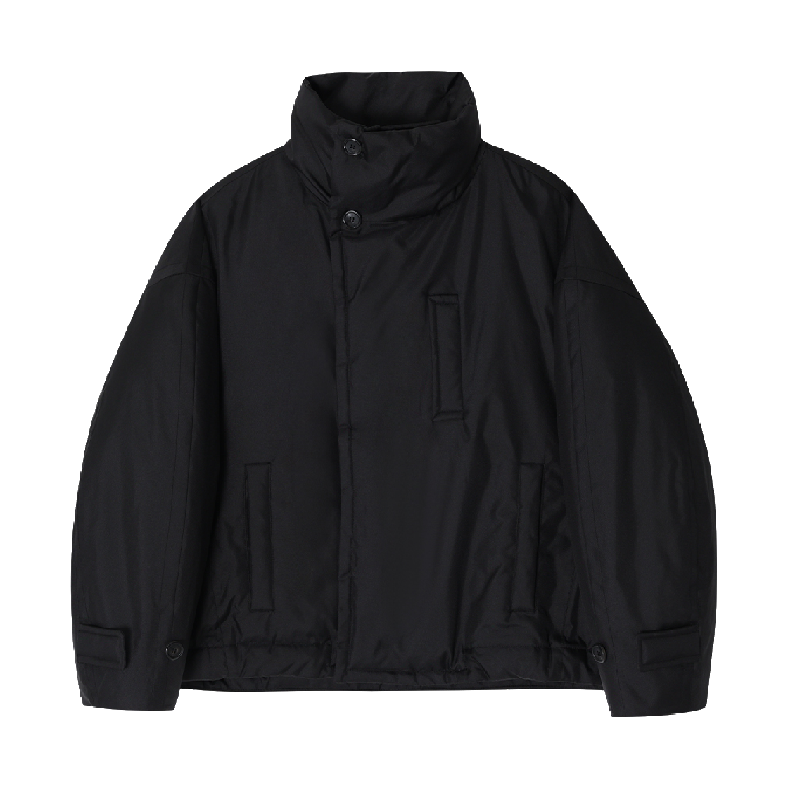 SG6JP703BK Songzio Collection Cocoon Dolman High Neck Jumper Black