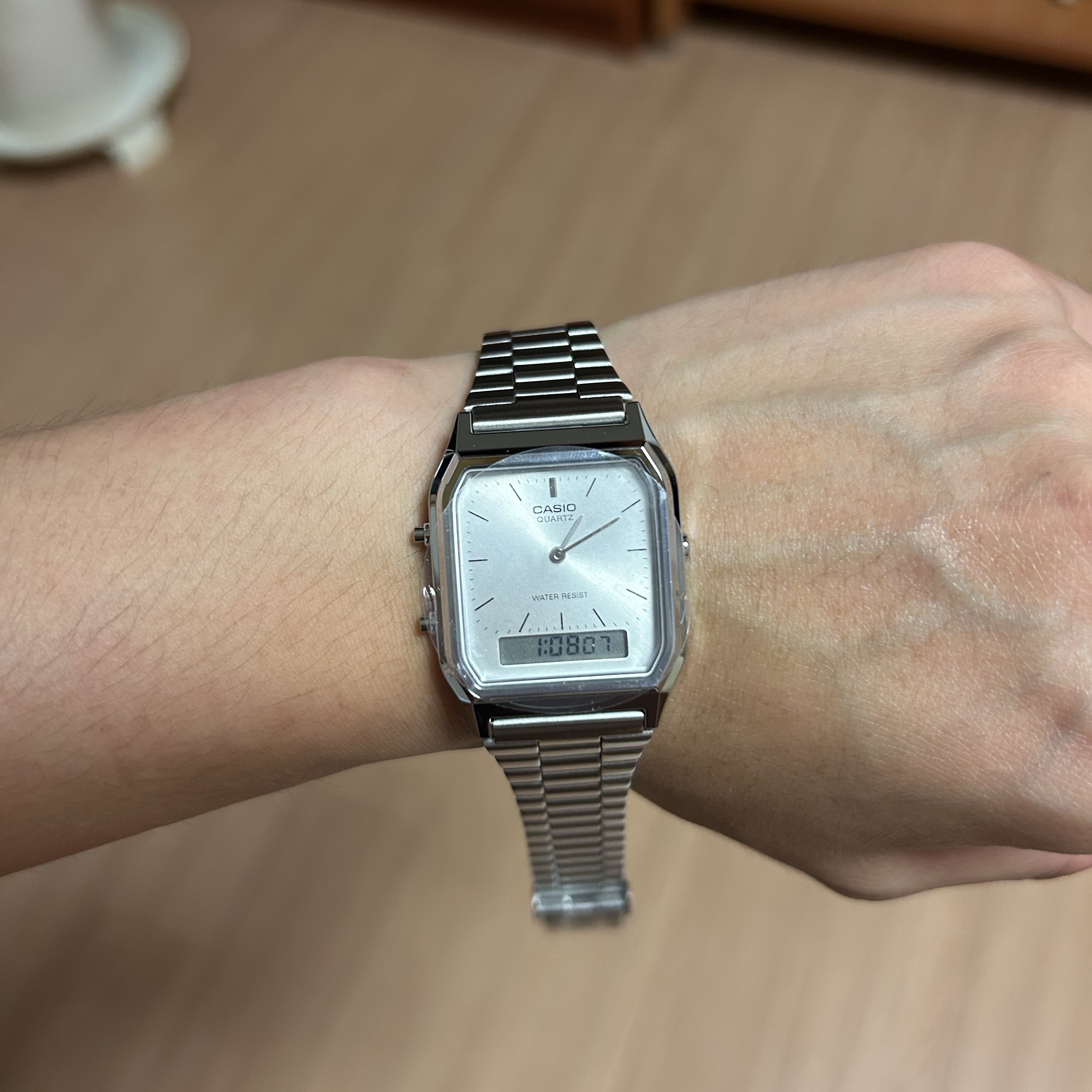 Casio AQ-230A-7AMQY 착용 스타일