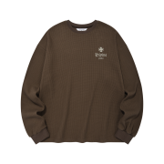 PHOS333 Divine Waffle Long Sleeved Dark Brown