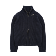 [더블적립]Farfromwhat Far Heavy Rib Wool Knit_Navy