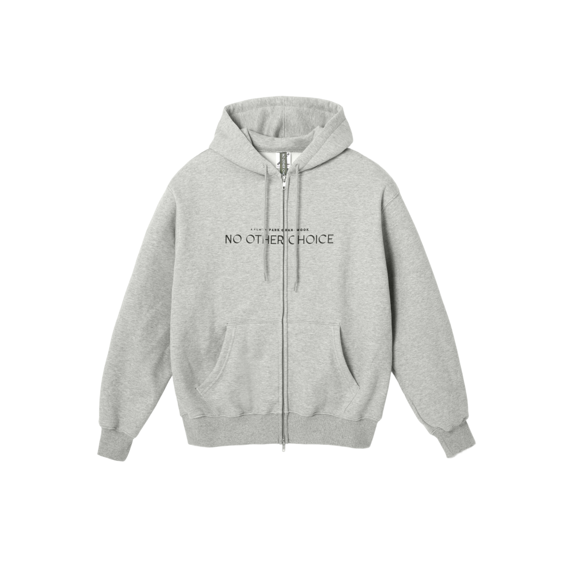 타이틀 로고 집업 후드