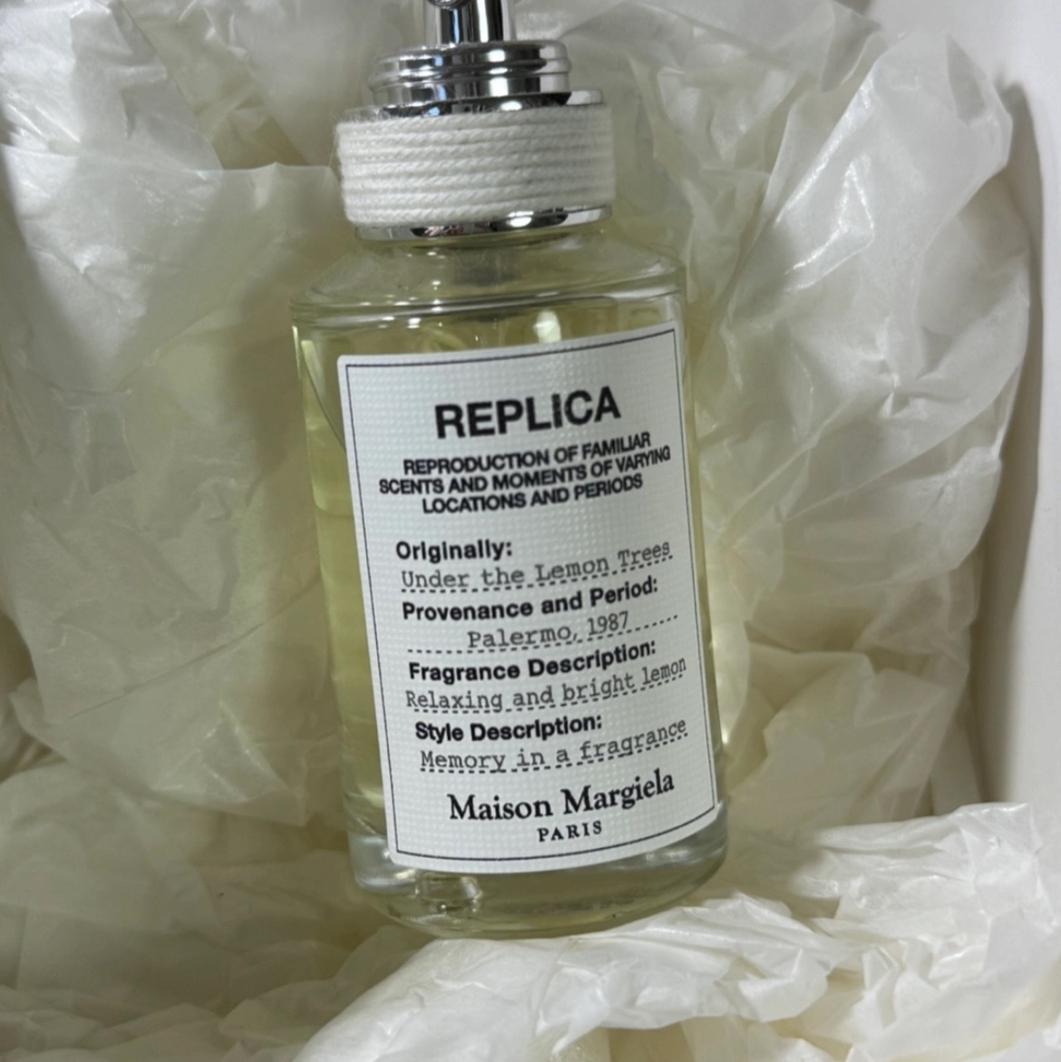 Maison Margiela Replica Under the Lemon Trees Eau De Toilette 30ml 착용 스타일