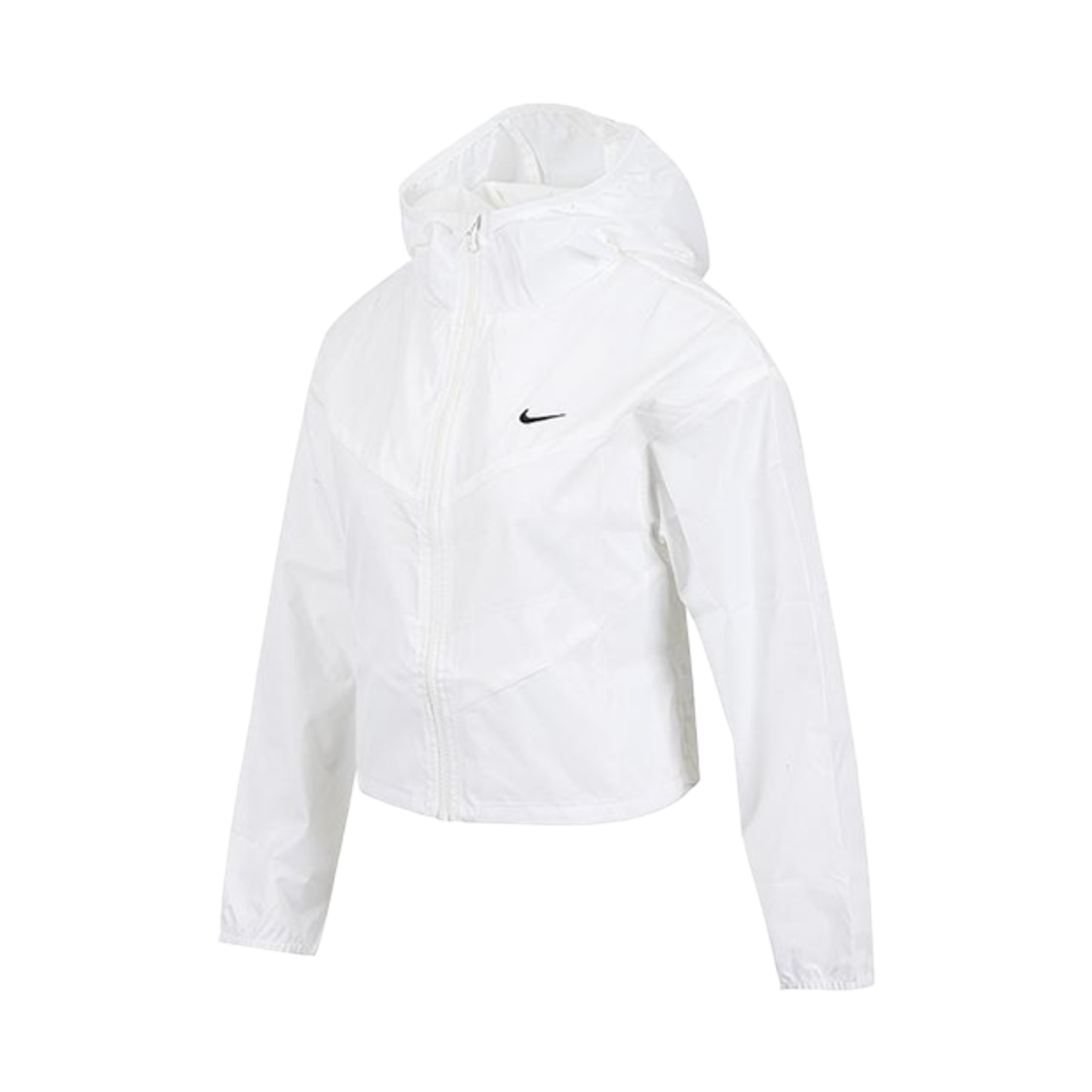 (W) 나이키 NSW 윈드러너 루즈 우븐 후드 자켓 화이트 블랙 - US/EU