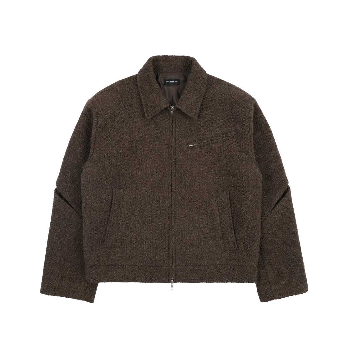 [더블적립]파프롬왓 파 울 암 컷라인 재킷([더블적립]Farfromwhat Far Wool Arm Cutline Jacket)