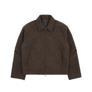 Farfromwhat Far Wool Arm Cutline Jacket