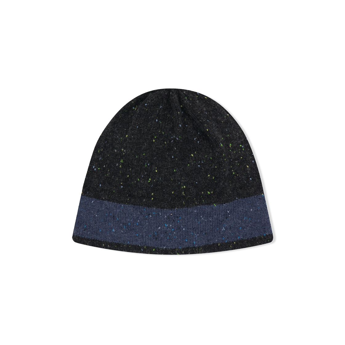 예스아이씨 블록 넵스 비니 블랙(YESEYESEE Block Neps Beanie Black)