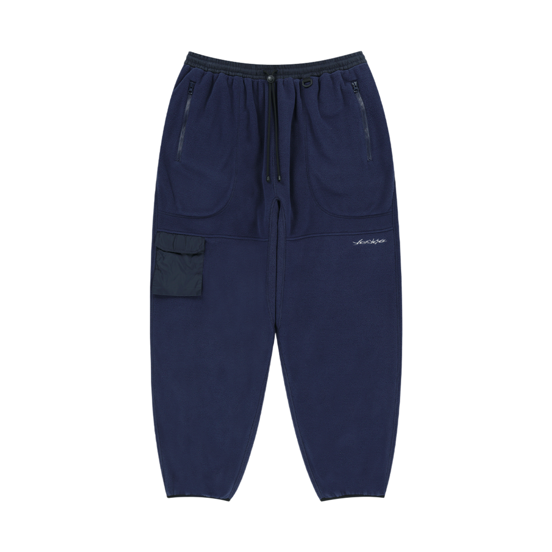 YS253FPANP01NAV YESEYESEE Y.E.S Pocket Fleece Pants Navy