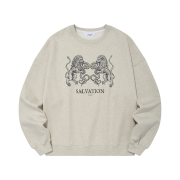 PHOS333 Salvation Lion Sweatshirt Oatmeal