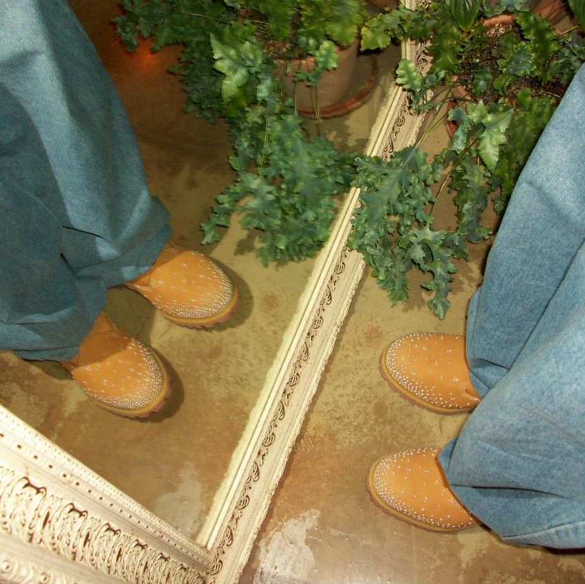 Timberland Premium 6 inch Waterproof Boot Wheat Nubuck - Wide 착용 스타일 - 3