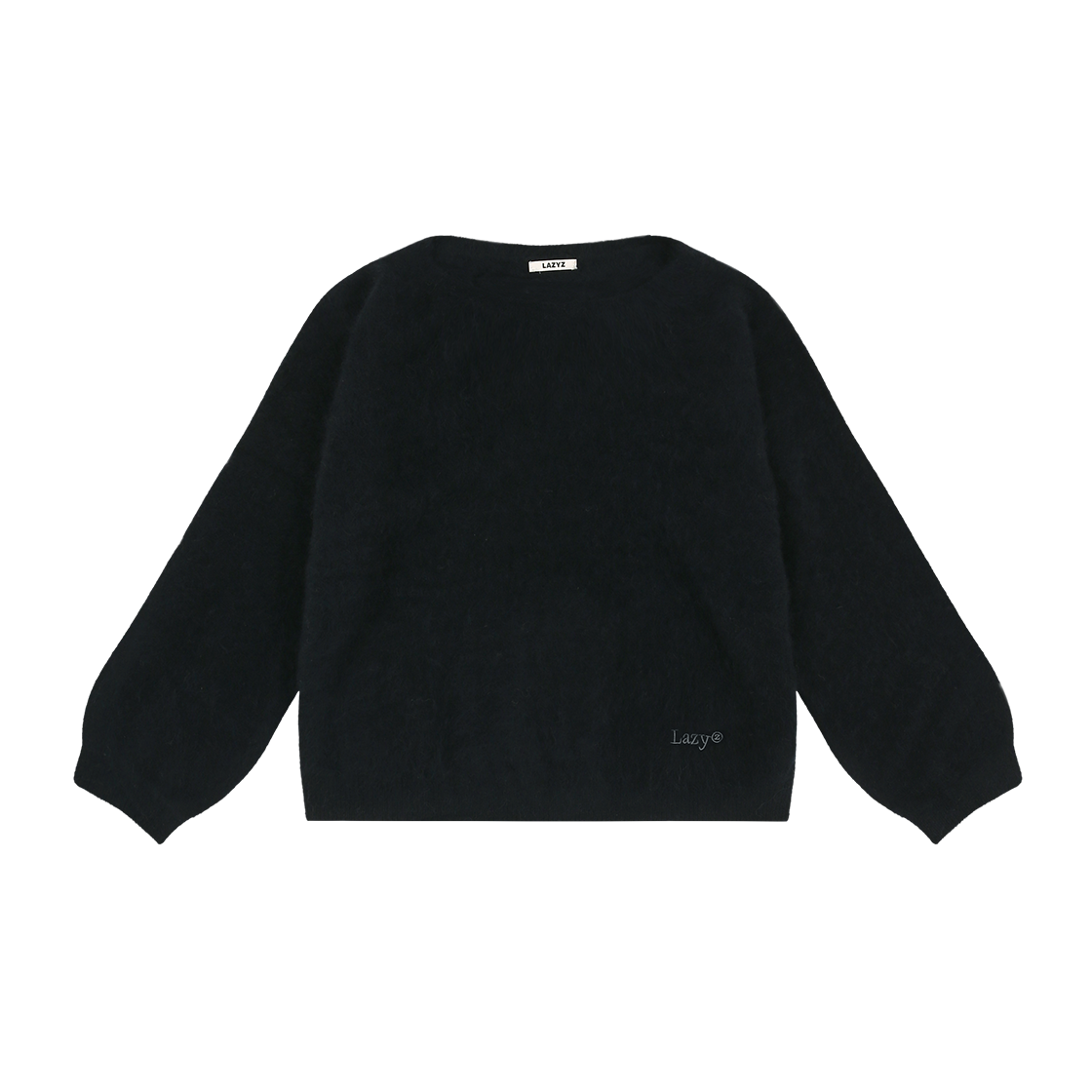 8809908759049 LAZYZ Cloud Off shoulder Wool Knit - Black