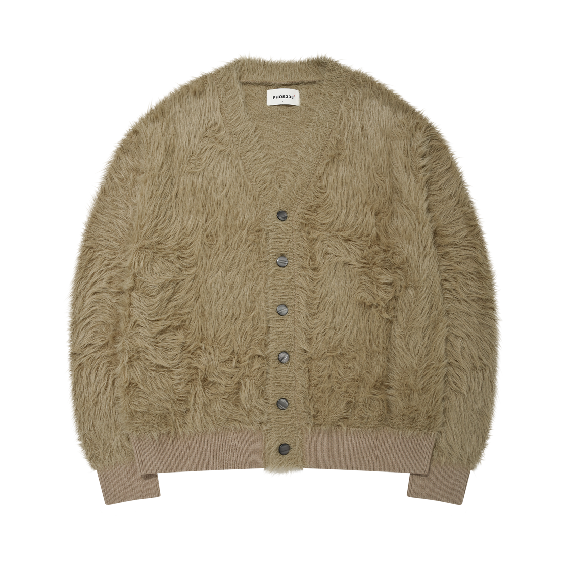 포스333 헤어리 가디건 베이지(PHOS333 Hairy Cardigan Beige)