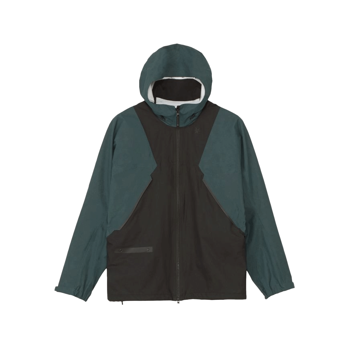 KM4DJABGW15BK Goldwin Pertex Shieldair Mountaineering Jacket Deep Cypress Green Black - 24FW