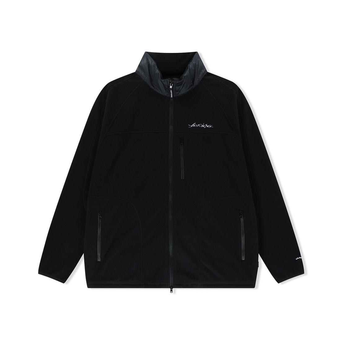 예스아이씨 예스 플리스 풀 집업 재킷 블랙(YESEYESEE Y.E.S Fleece Full Zip Jacket Black) - 3