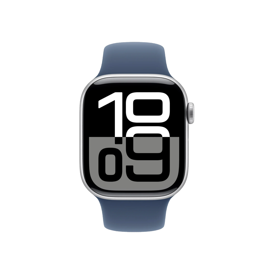 [S등급] 리퍼비시 애플워치 10 46mm GPS 실버 알루미늄 케이스 스포츠 밴드 데님([S등급] Refurbished Apple Watch Series 10 46mm GPS Silver Aluminium Case with Sport Band denim)
