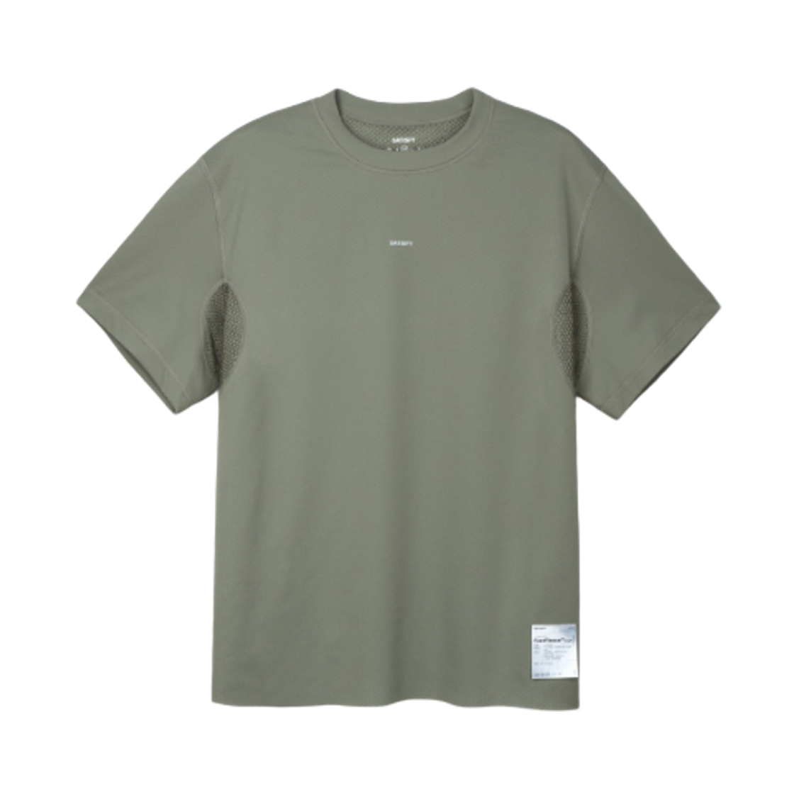 새티스파이 퍼즈플리스 옥타 티셔츠 베티버(Satisfy Fuzzfleece Octa T-Shirt Vetiver) - 1