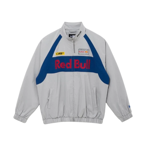 New Era New Era x Oracle Red Bull Racing Track Jacket Light Grey · S