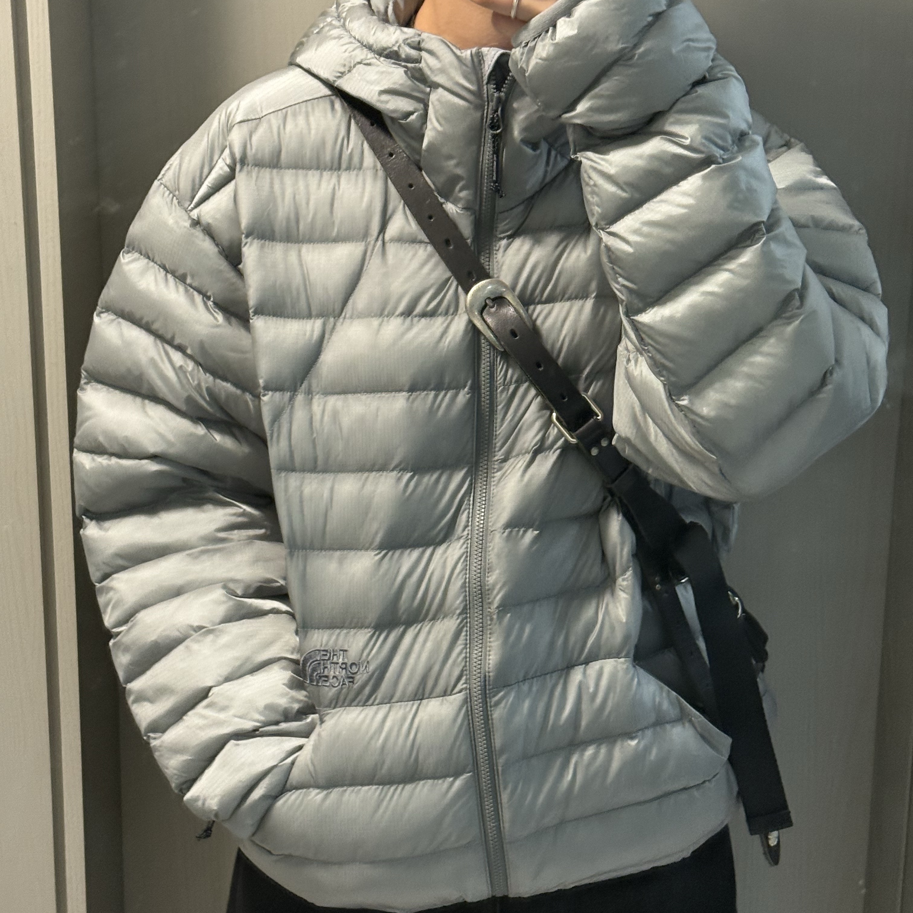 The North Face Ventus On Jacket Silver 착용 스타일 - 1