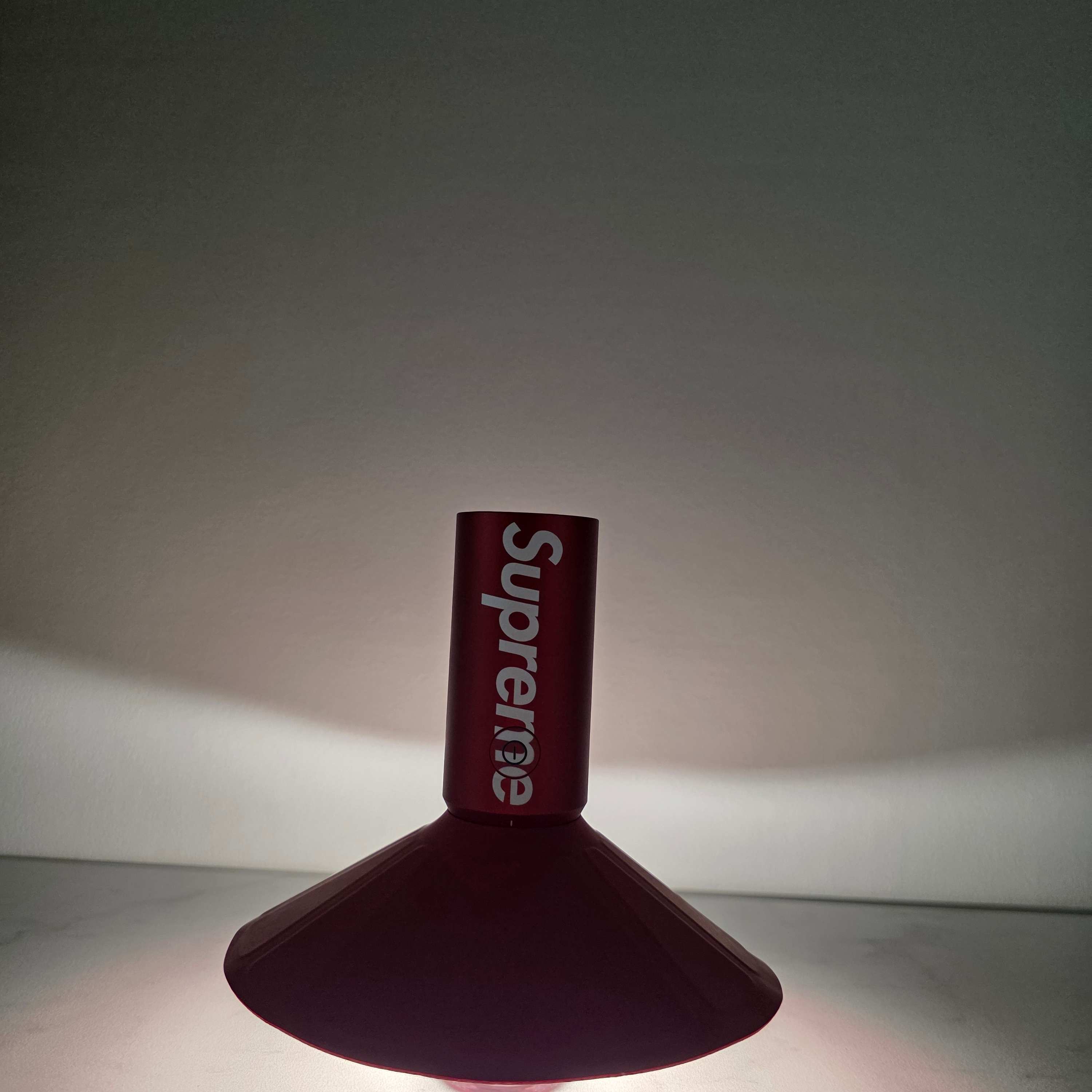 Supreme x Hoto Camp Light Red - 25FW (Korean Ver.) 착용 스타일 - 2