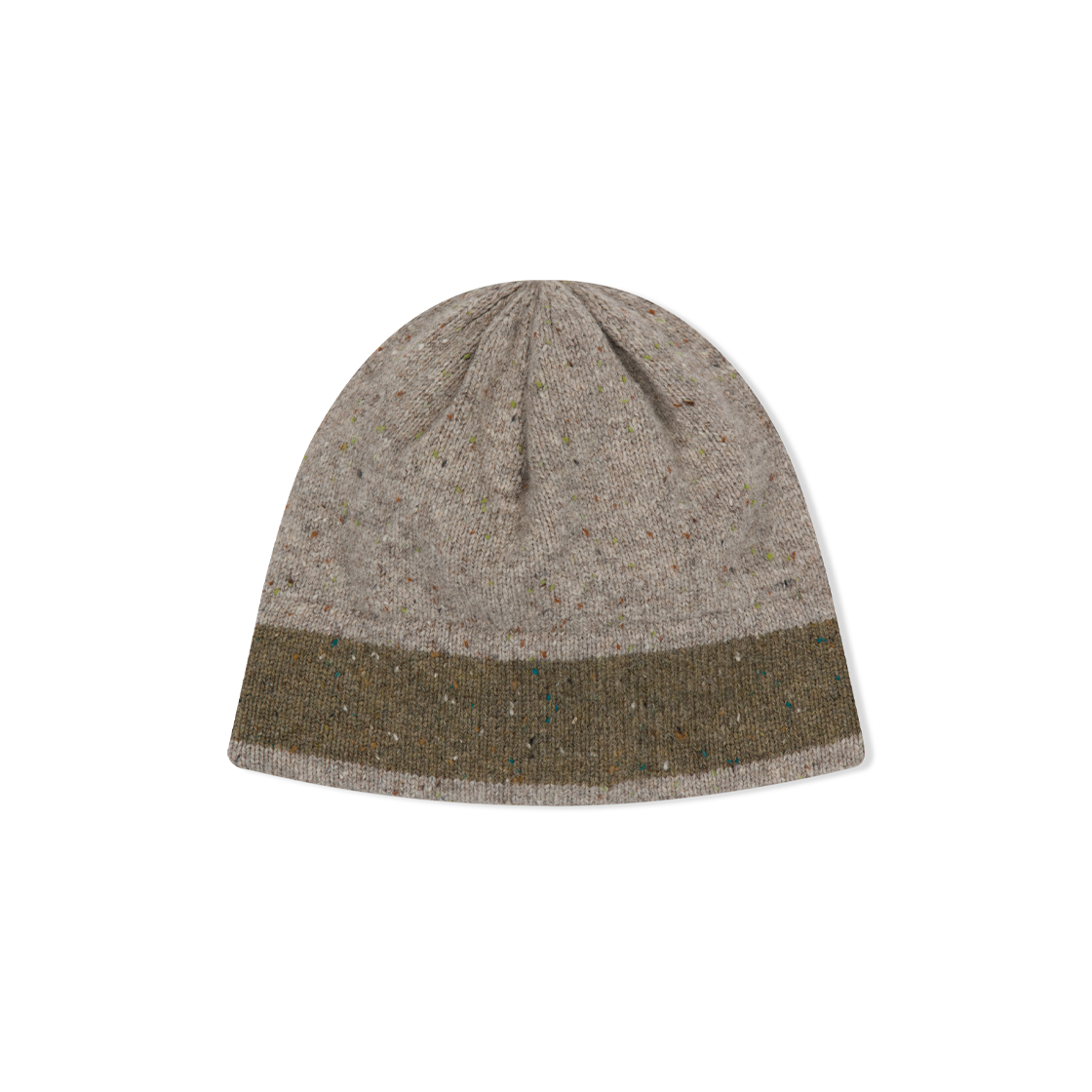 YS253KHWBE02BEI YESEYESEE Block Neps Beanie Beige