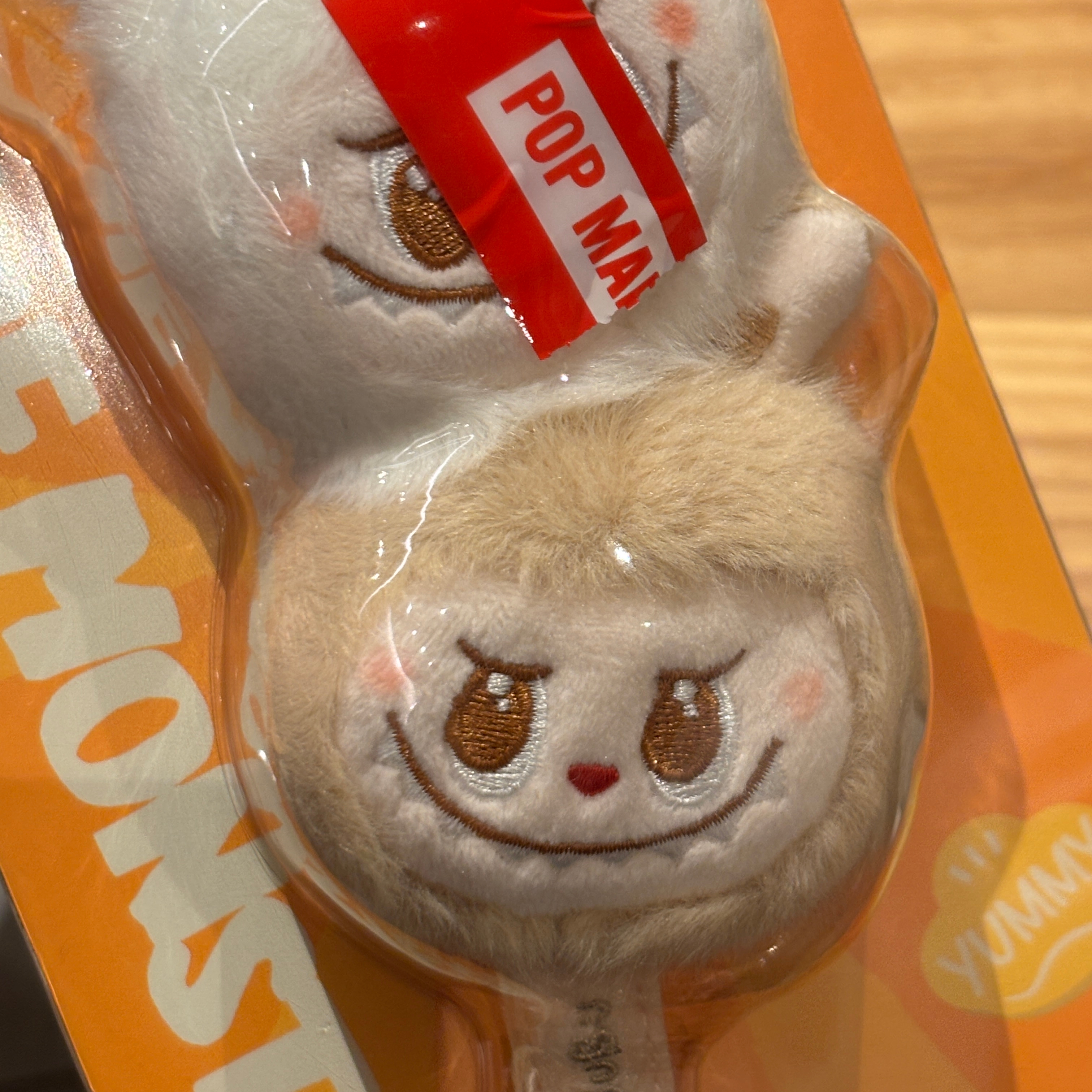 Pop Mart Labubu Fish Cake Skewer Doll Keyring - Seongsu Labubu Wacky Mart Pop-Up Store Exclusive 착용 스타일