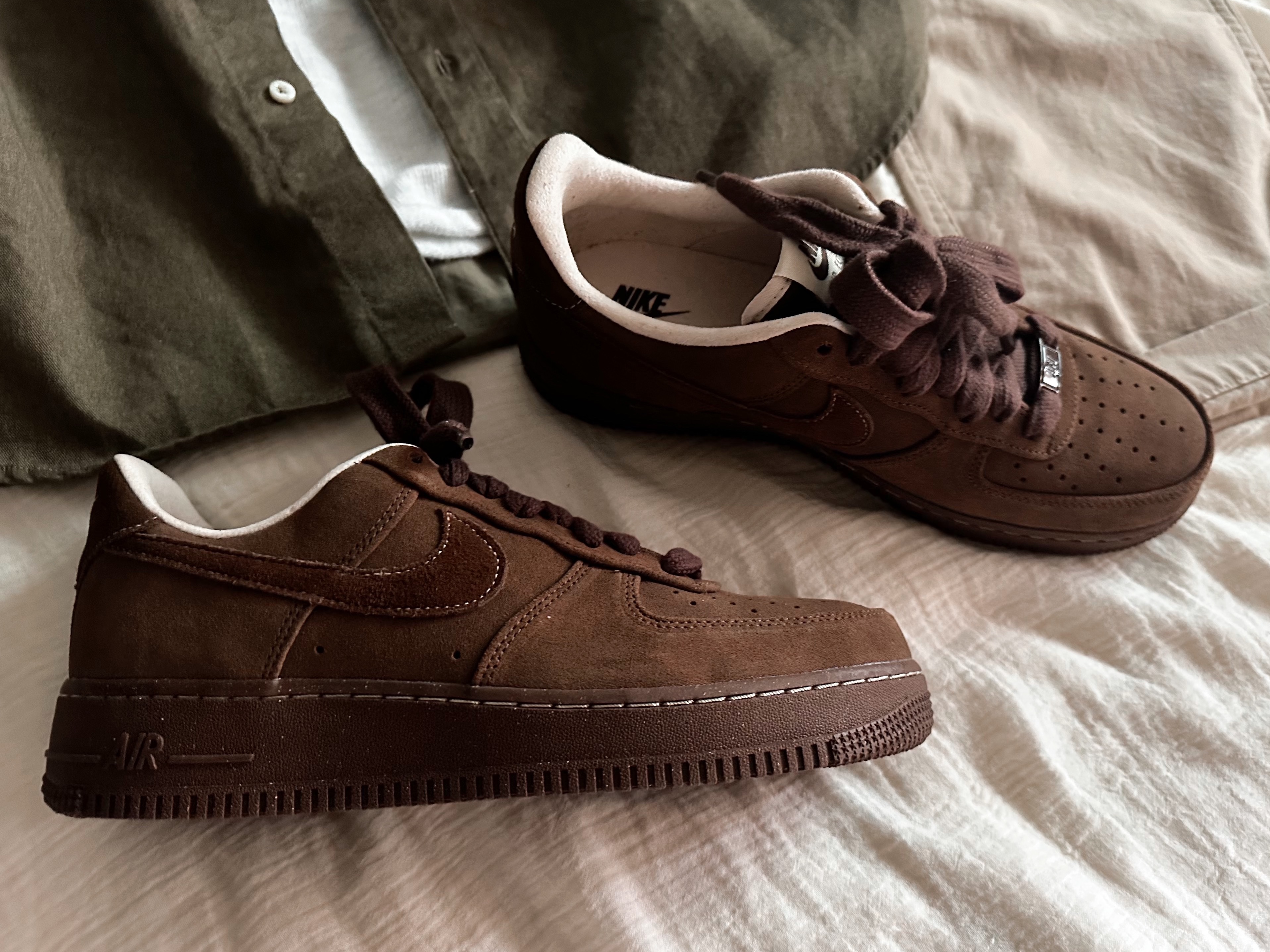 (W) Nike Air Force 1 '07 Cacao Wow 착용 스타일