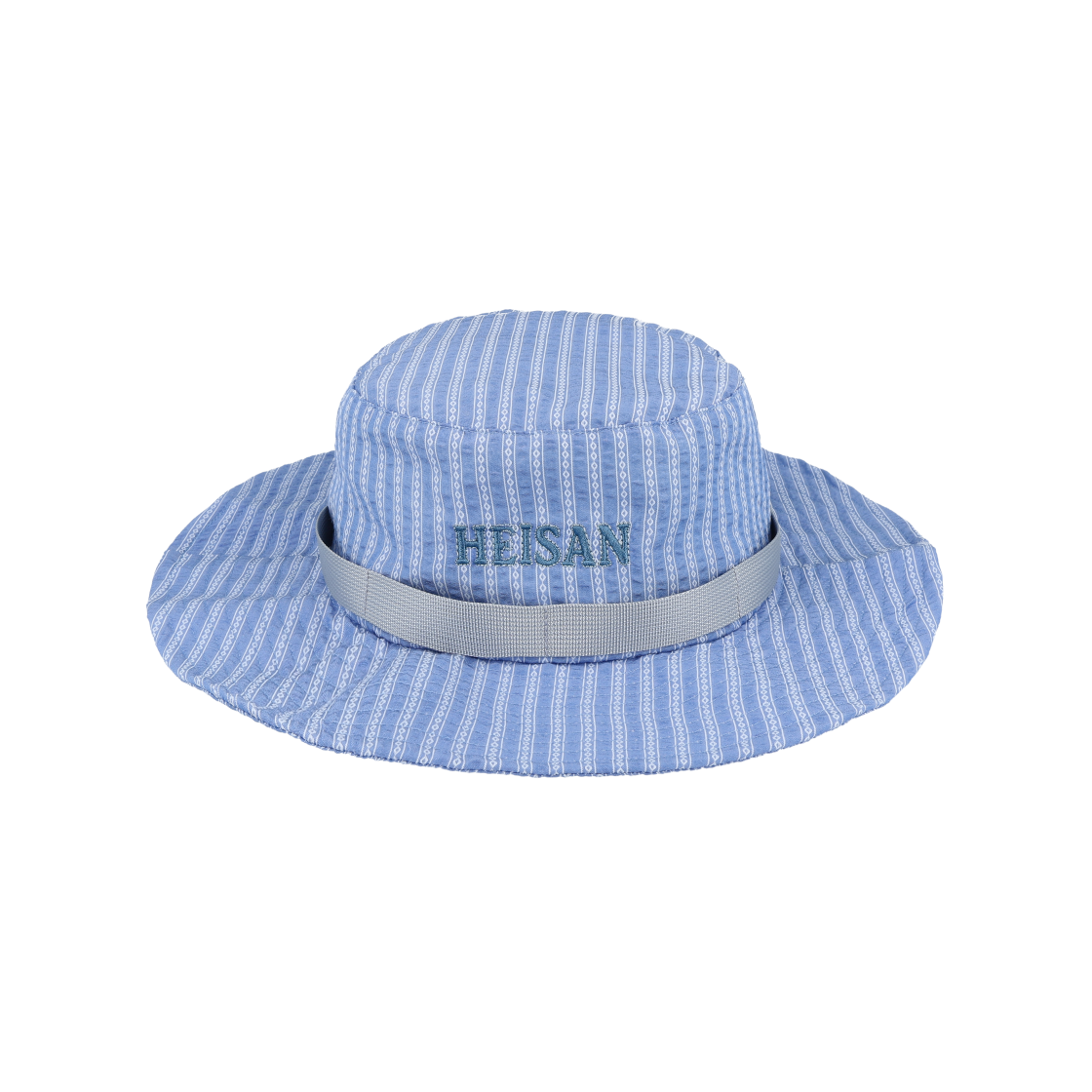 P0000SBS000F Heisan Seersucker Safari Hat - Sky