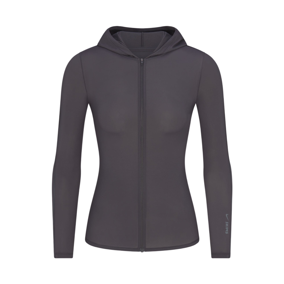 (W) 나이키스킴스 웨이트리스 레이어스 풀집 후디 리드((W) NikeSKIMS Weightless Layers Full-Zip Hoodie Lead)