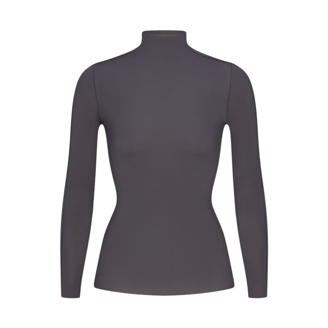 TPLST6052W-LED (W) NikeSKIMS Weightless Layers Mock-Neck Long-Sleeve Top Lead