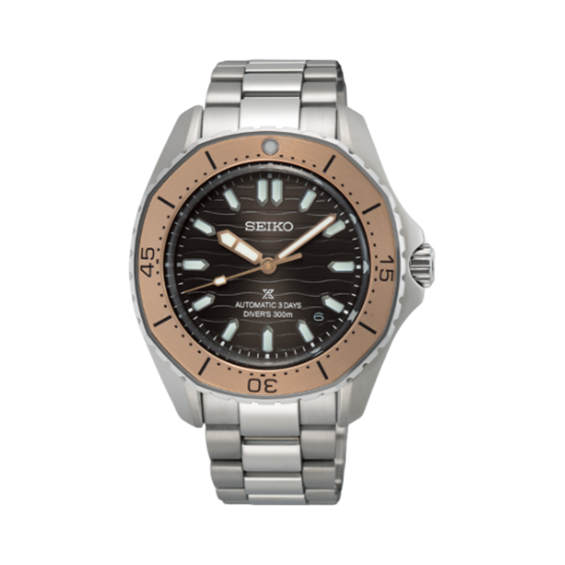 SPB485J1 Seiko Prospex Sea SPB485J1 41.3mm Stainless Steel Gold