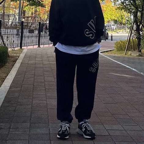New Balance 993 Made in USA Black - D Standard 착용 스타일