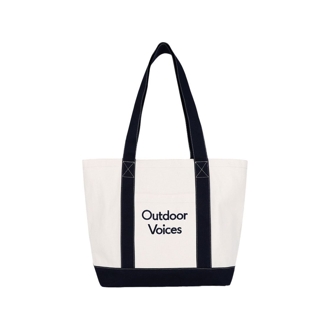아웃도어보이스 캔버스 보트 백 네이비(Outdoor Voices Canvas Boat Bag Navy)