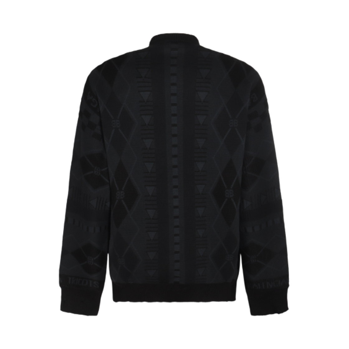 발렌시아가 코튼 니트웨어 다크 그레이(Balenciaga Cotton Knitwear Dark Grey) - 2