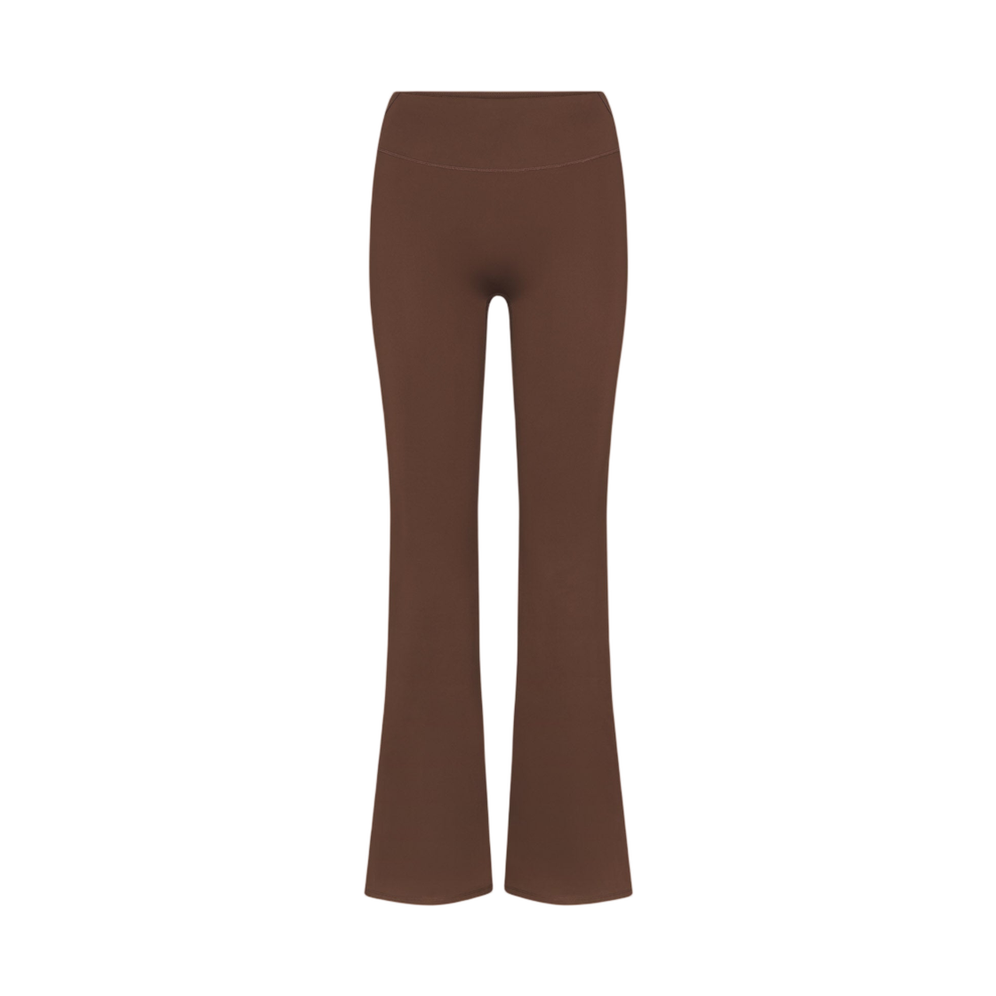 (W) 나이키스킴스 매트 하이웨이스트 슬림 플레어드 레깅스 다크 세피아((W) NikeSKIMS Matte High-Waisted Slim Flared Leggings Dark Sepia) - 1