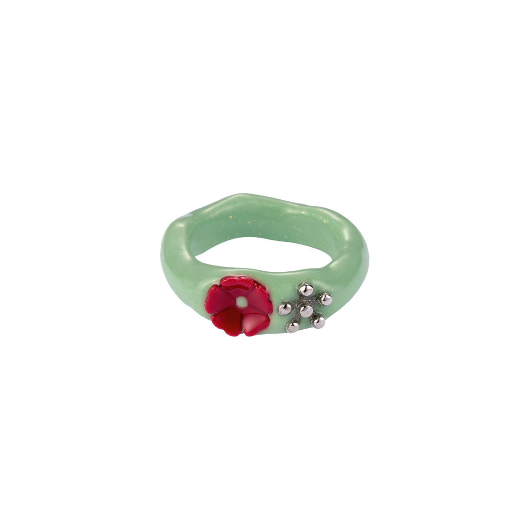 25FWJRGELOGRFF Nff Elowen Ring Green