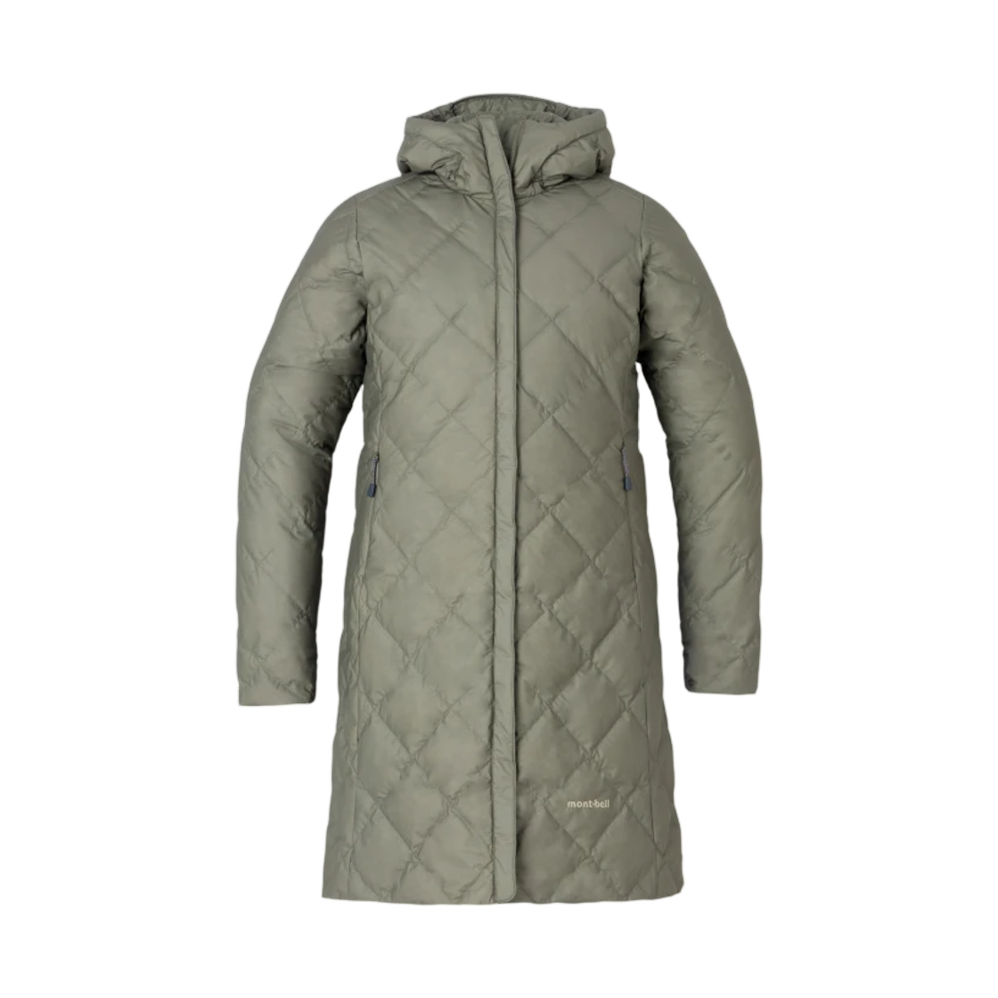 (W) 몽벨 U.L. 트래블 다운 코트 카키((W) Montbell U.L. Travel Down Coat Khaki) - 1