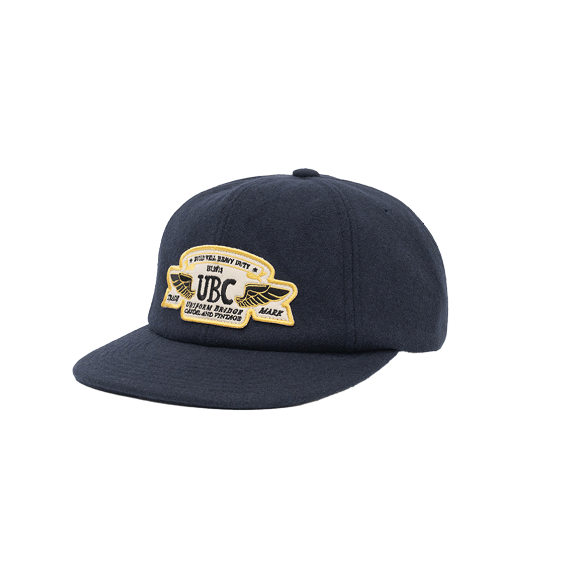 UB2599HT263MNA Uniform Bridge UBC Patch Wool Ball Cap Navy