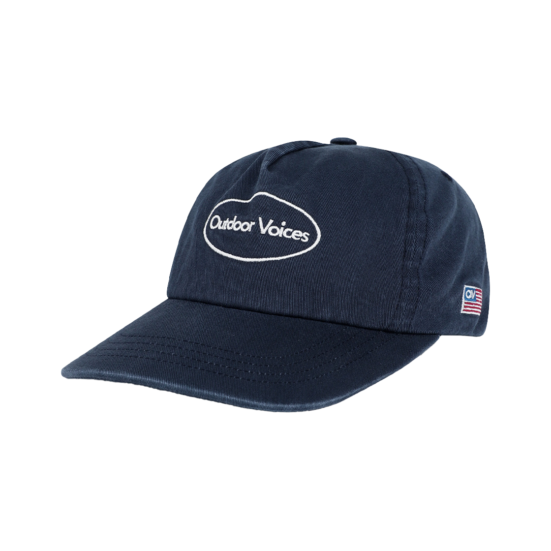 아웃도어보이스 오발 로고 5피 캡 네이비(Outdoor Voices Oval Logo 5p Cap Navy)