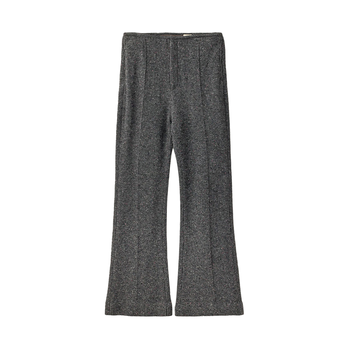 UM253WPT66GR UMARMUNG Donegal Wool Boot Cut Pants Heather Grey