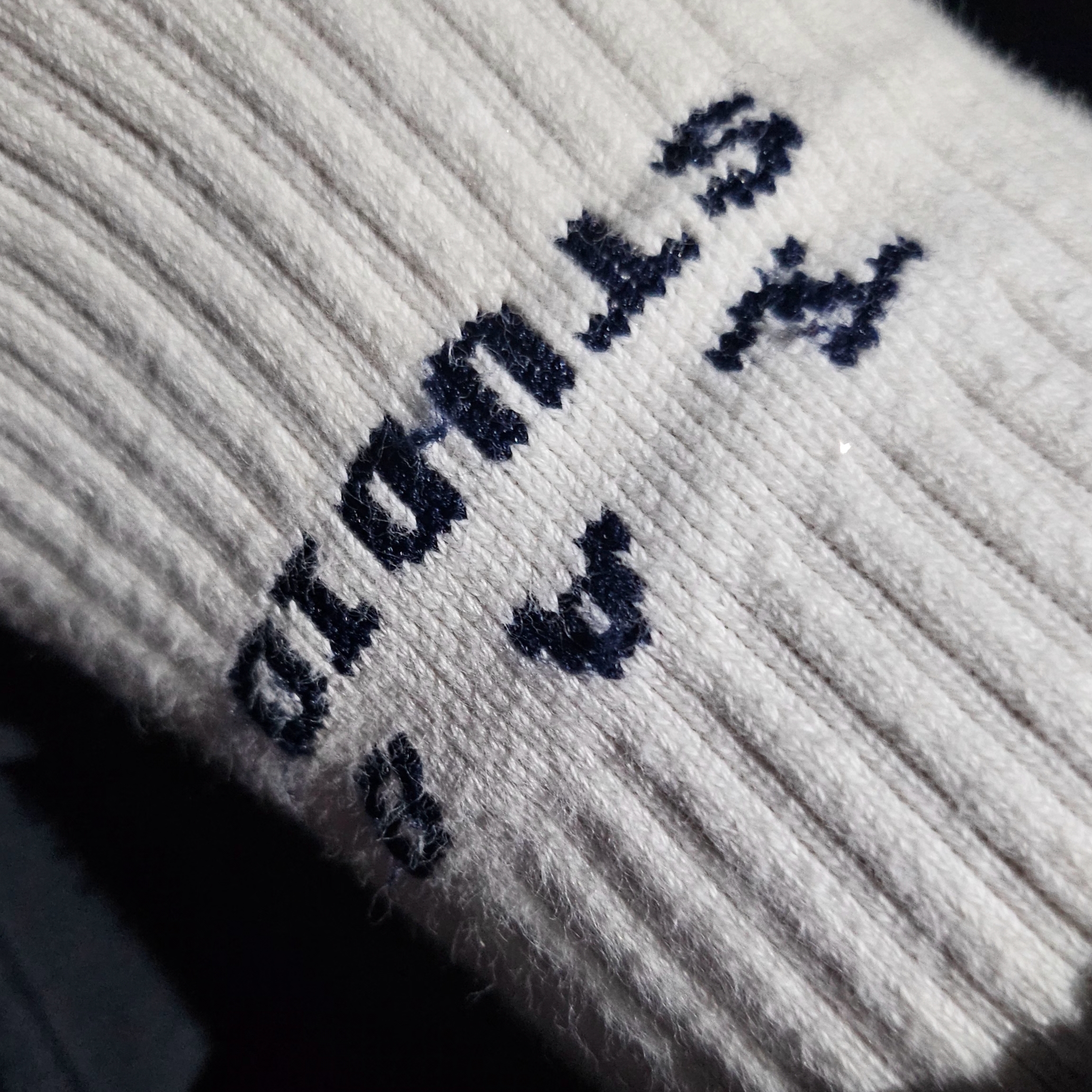 IAB Studio Socks White (5 Pack) 착용 스타일