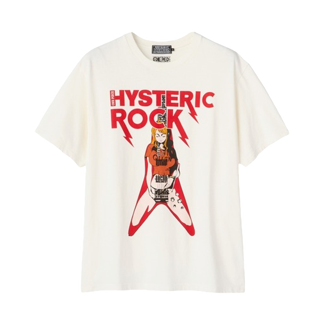 HYSTERIC GLAMOUR x ONE PIECE Nami T-Shirt 02253CT12400 DIRTY WHITE