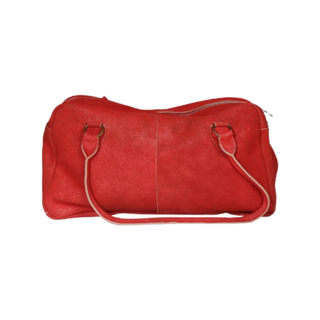 캐피탈 크랙 레더 본 팜 파르고 백 레드(Kapital Crack Leather Bone Palm Fargo Bag Red) - 2