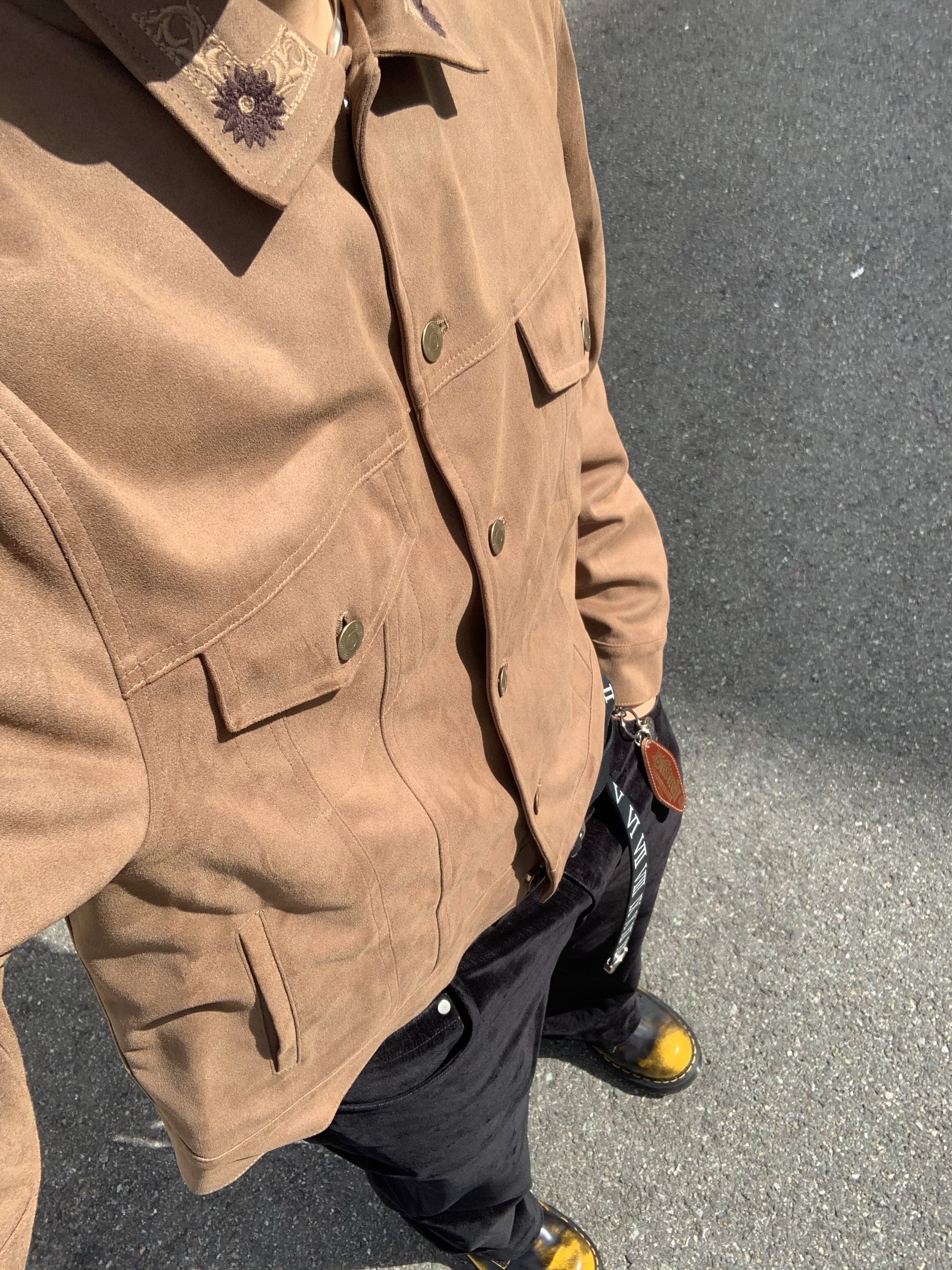 Dr. Martens 1460 Rub Off Multi 착용 스타일