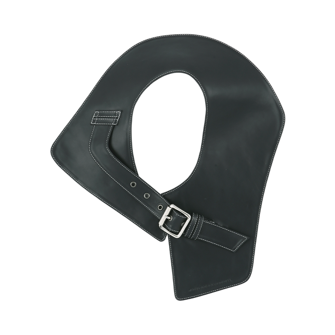 aaa489u(BLACK) ADSB Andersson Bell Unisex Leather Slash Scarf Black