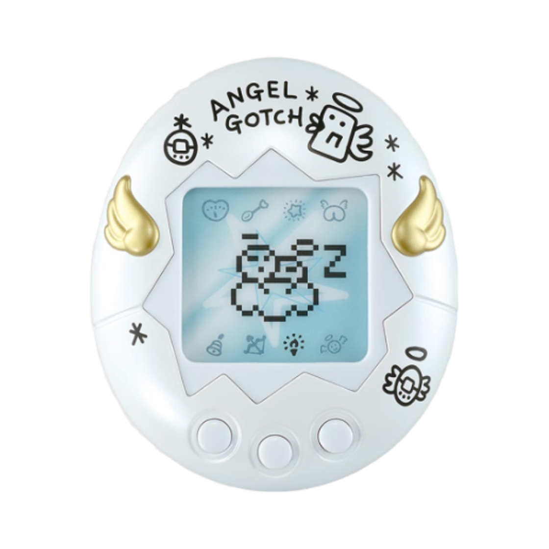 - Bandai Ichiban Kuji Tamagotchi C Prize Tenshichi Tamagotchi Compact Mirror White