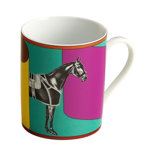 P052002P Hermes La Serpentine Mug No.2 Sans Coloris (1 Plate)