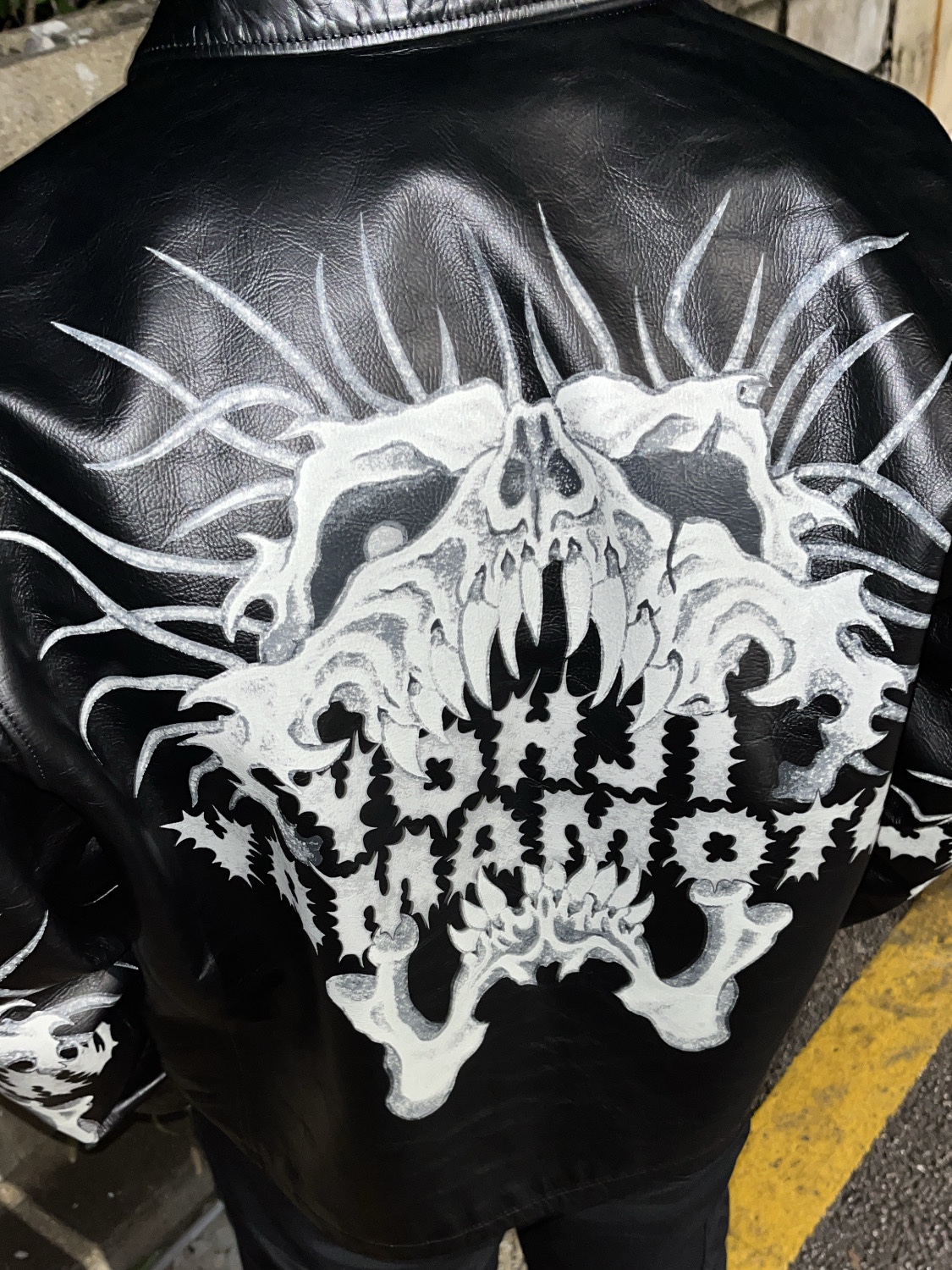 Supreme x Y's by Yohji Yamamoto Leather Jacket Black - 25FW 착용 스타일 - 3